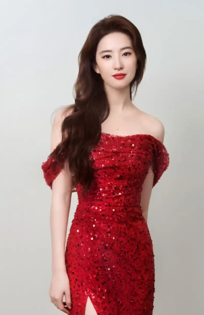 刘亦菲的红裙