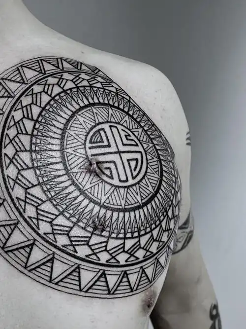 毛利图腾_纹身图案手稿图片_晓鹏的纹身作品集