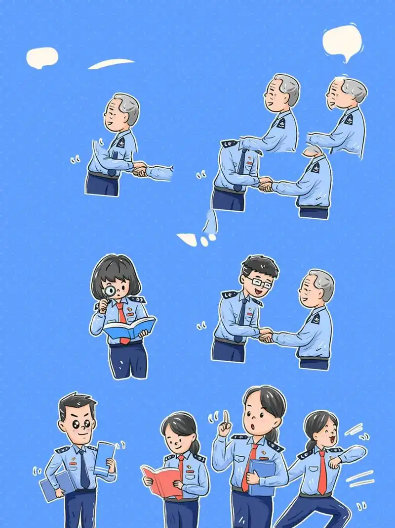 "谈心谈话"多格漫画-廉政提醒篇 今年创作的"谈心谈话"口袋漫面 用