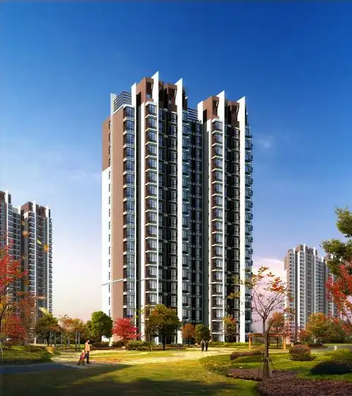 效果图3d建模 酒店民宿建筑效果图 住宅效果图 透视图