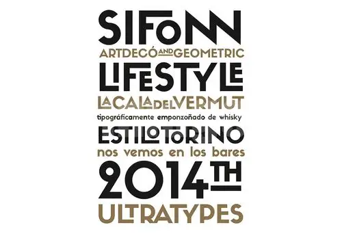 sifonn创意海报 经典优雅 logo英文字体下载