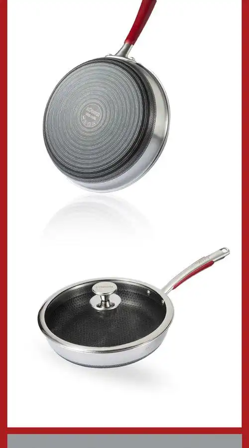 康巴赫(kbh) 康巴赫六款平底煎锅316l不锈钢炒锅不粘锅官方旗舰四代