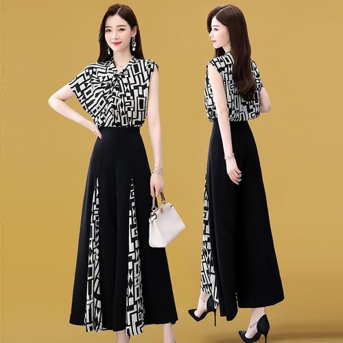 雪纺阔腿裤套装女夏两件套时尚 - 京东 - 淘宝内部优惠券 -【所有券】