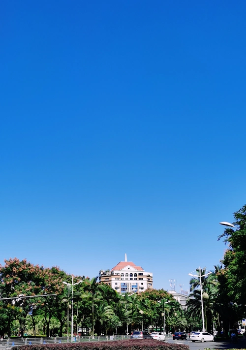 蓝天白云惊艳朋友圈