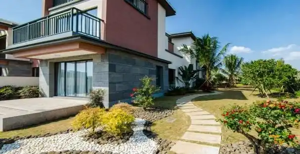 【海口别墅现房】观澜湖艺墅在售双拼合联排别墅,有天有地有花园