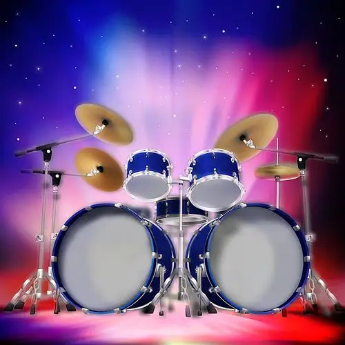 架子鼓梦幻背景