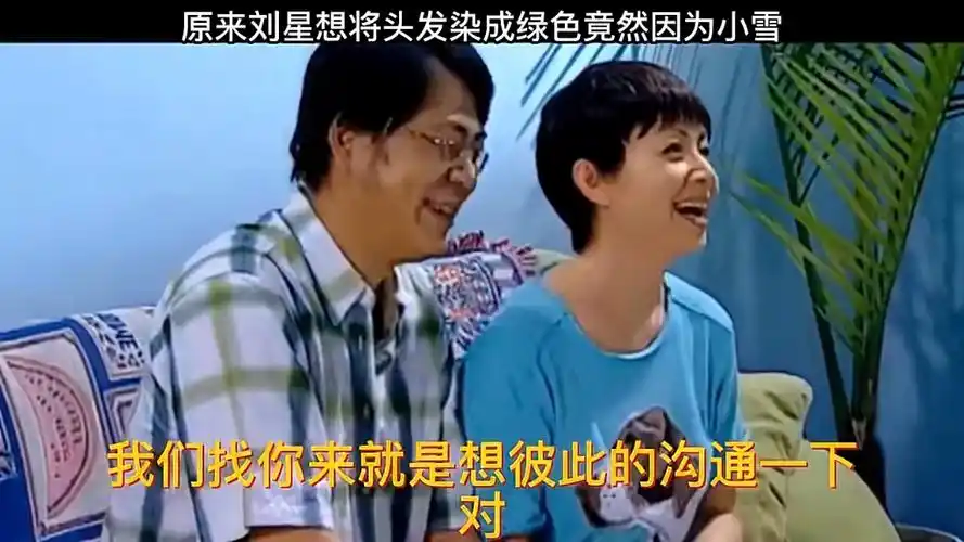 家有儿女:原来刘星想将头发染成绿的竟然因为小雪