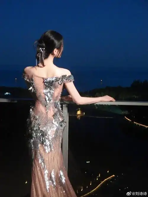 刘诗诗海边背影杀!|刘诗诗_新浪新闻