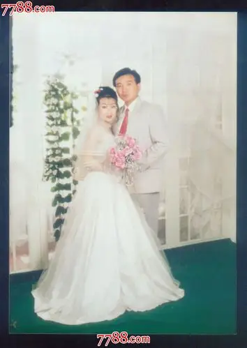 80年代结婚艺术照
