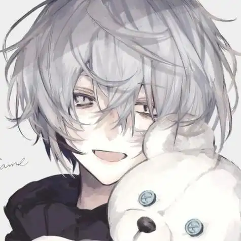 动漫头像白发控专场男生