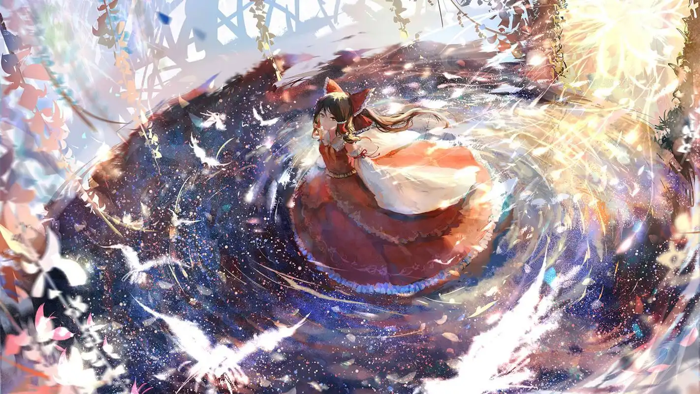 精美二次元美女插画桌面壁纸-卡通动漫-手机壁纸下载-美桌网