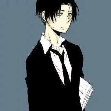 求艾伦穿西装的图···大概像下图这种