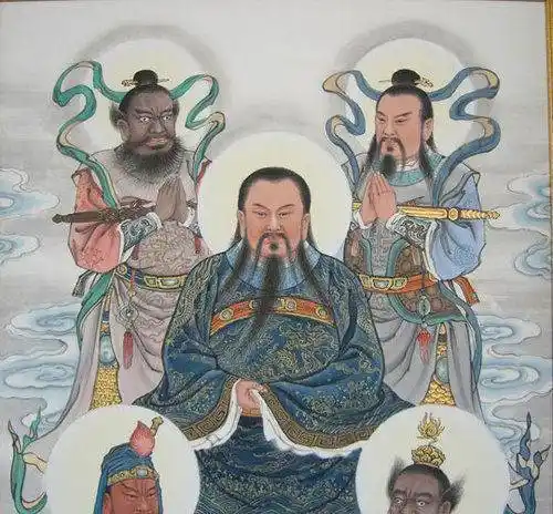 玄天上帝简笔画 天上神仙简笔画