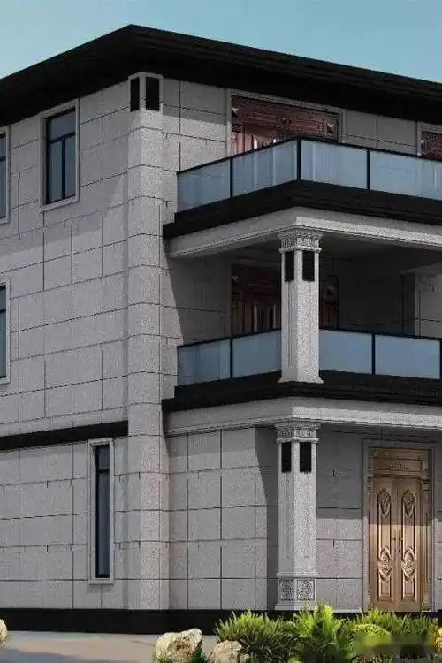 石材别墅外墙就是这么大气豪迈