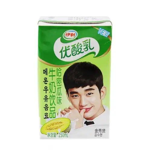 伊利优酸乳哈密瓜饮品250ml(瓶)