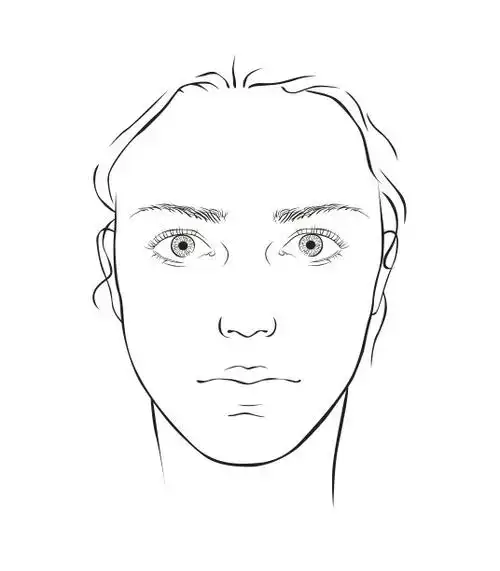 轮廓 面部图片