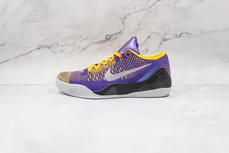 耐克nikezoomkobeix纯原版本科比9代紫金色黑曼巴篮球鞋支持实战货号