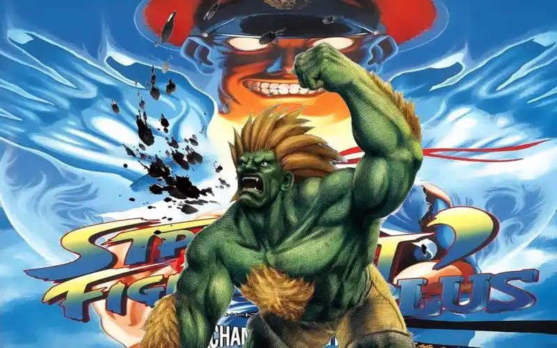 街机游戏《街霸2ce:布兰卡》原声tas通关,小时候都叫他"大狮子"!