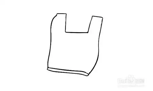 简笔画塑料袋怎么画?