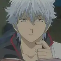 坂田银时抠鼻子猥琐坏笑头像点击鼠标右键下载