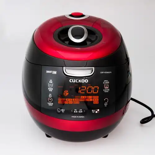 韩国原产cuckoo福库三维立体电磁加热电饭煲电饭锅红色3l红色