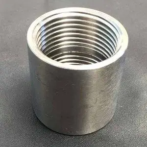 不锈钢304管子双内丝内螺纹管子内接头通丝内丝焊接管古