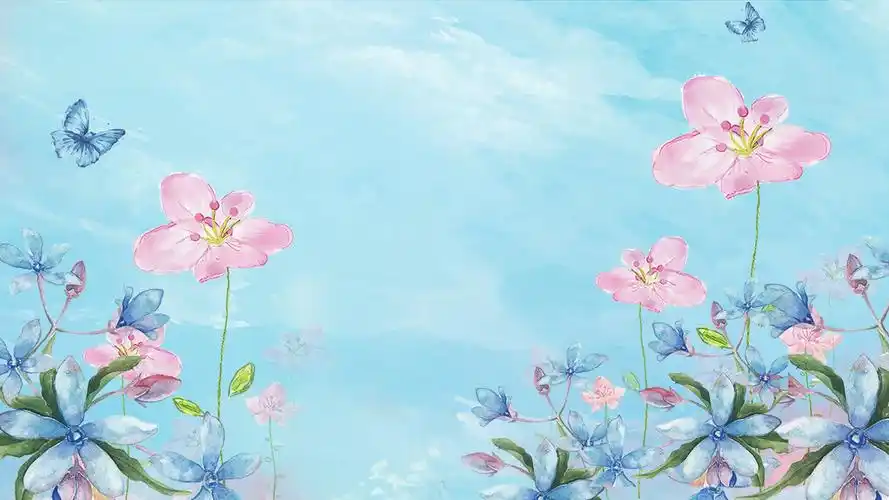 水彩蝴蝶背景海报背景图片免费下载_海报banner/psd_千库网(图片编号5