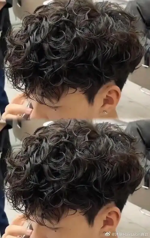 男生发型设计##大学城发型设计##男生羊毛卷##昆明男生发型设计晓玖