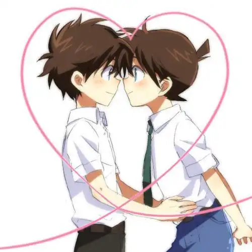 怪盗基德探头歪头情头头像名侦探柯南非商署名可用