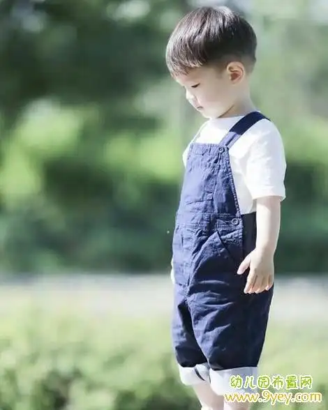 幼儿园男孩发型样式设计图片