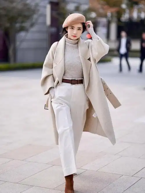 奔三奔四女人的冬季外套穿搭技巧,大衣搭配裤子,裙子更优雅减龄|内搭