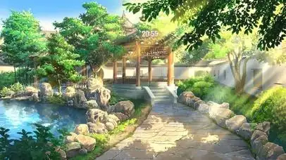 4k唯美治愈古风中式庭院