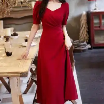 服饰内衣>女装>礼服>页超>页超敬酒服新娘小个子孕妇夏季平时可穿新款