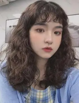 羊毛卷,羊毛卷发型_ 女士卷发 _发型站