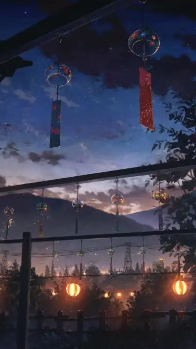 壁纸 背景 风铃