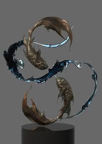 中国风十二星座之双鱼座