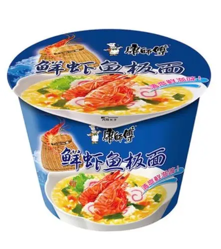 康师傅|鲜虾鱼板面(桶装)