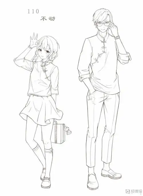 如何画漫画人物的全身,0基础学漫画的方法