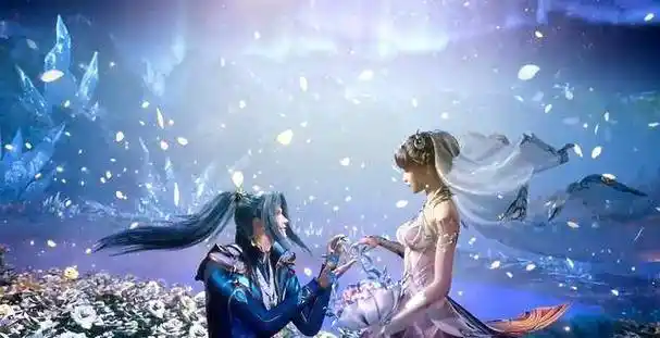 斗罗大陆:兔耳没了,小舞盘发婚纱照绝美,其实她的指甲才是亮点_画面