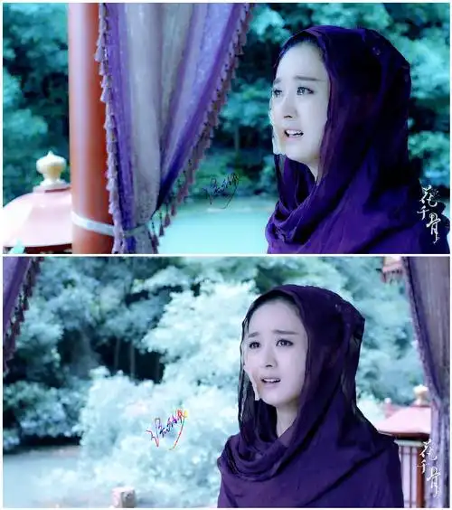 赵丽颖##花千骨#绝情殿里她的笑,她的努力,为他做菜,为他抚琴,为他