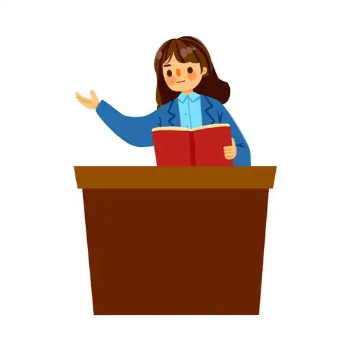 卡通老师人物讲课上课元素gif动态图老师讲课人物元素
