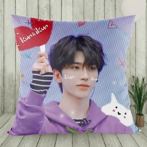 蔡徐坤抱枕同款人形真人双面照片diy定制学生可爱枕头女生日礼物