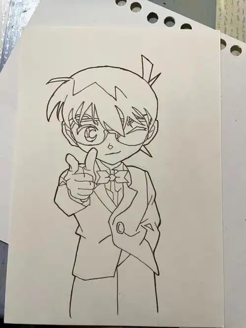 手绘临摹名侦探柯南