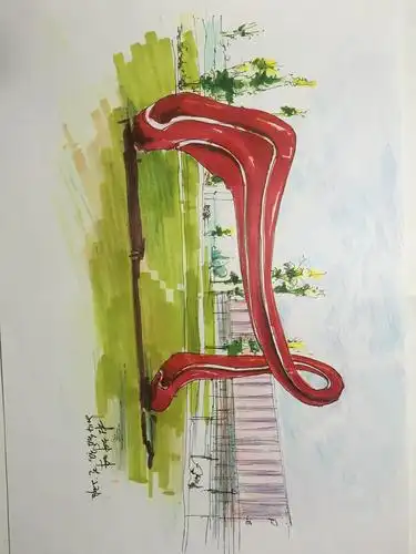 雕塑课手绘写生