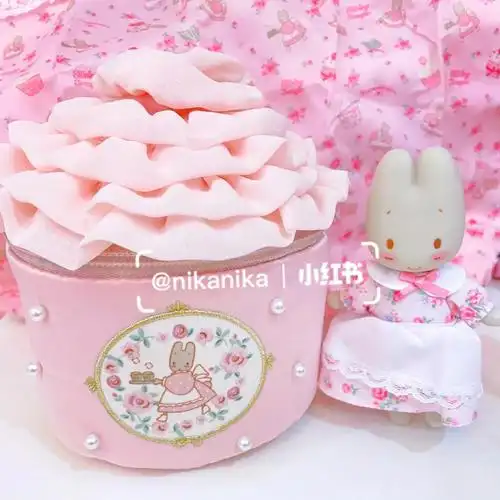 茉莉兔杯子蛋糕化妆包环保袋