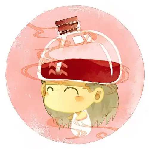 梁阿渣水瓶座星座情侣头像