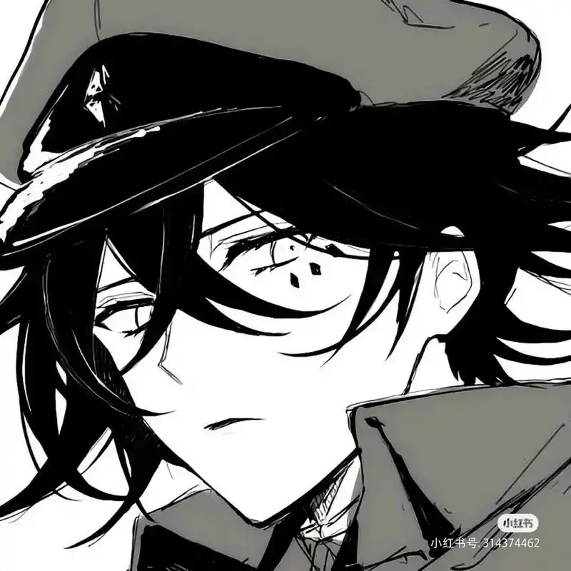 眼神杀!国服野王都在用的黑白动漫男头像