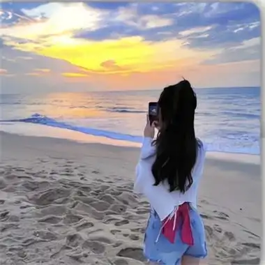 美女头像背影唯美高清