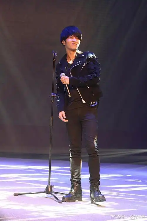 华晨宇有优越的身高,元气的笑容,言谈间散发一种邻家学长的气质