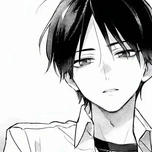 动漫头像 | 黑白系帅气动漫男头